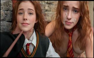 Hermione Granger, la amiga de Harry Potter, follando